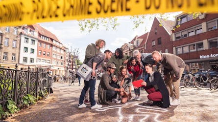 Self-guided crime-scavenger hunt in Hamburg